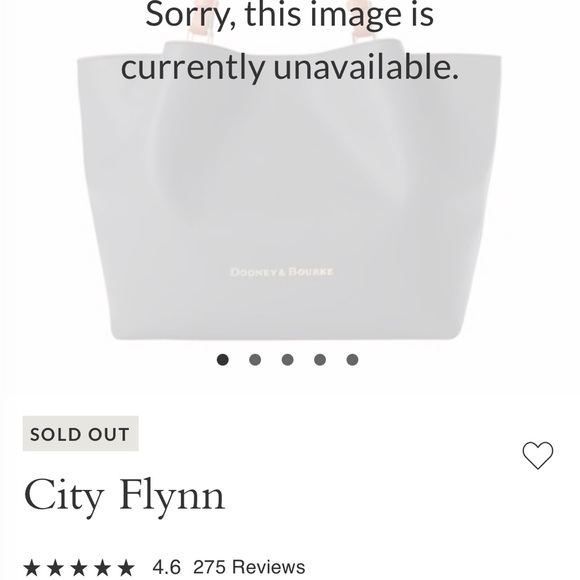 Dooney & Bourke Large City Flynn Tote Bag (navy blue) - Picture 6 of 6